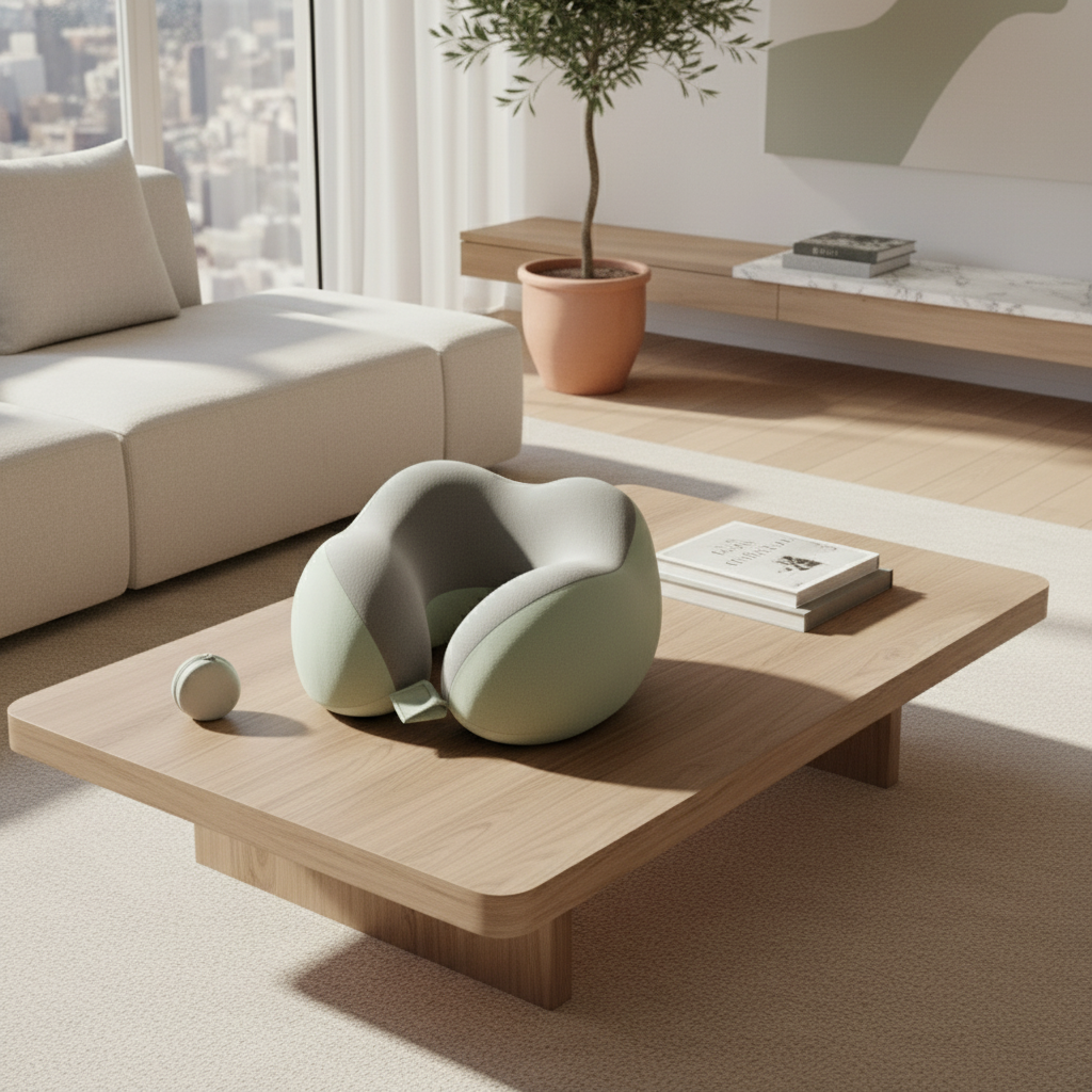 Memory Foam Travel Neck Pillow